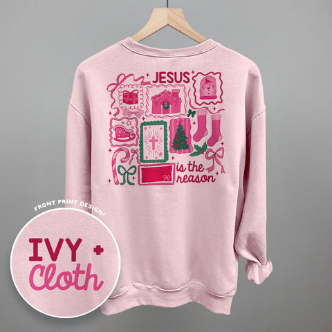 Jesus Is The Reason Pink Doodles (Back Print)