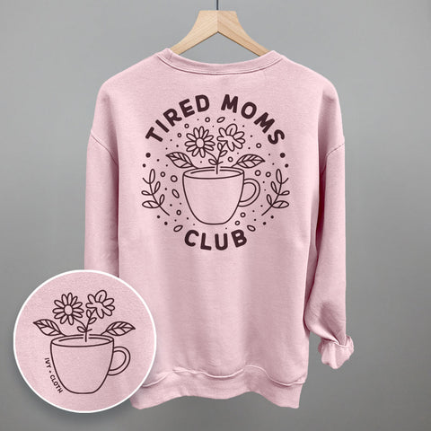 Tired Moms Club Floral (Back Print)