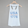 USA 1776 POD - Apparel Ivy + Cloth White S Tank