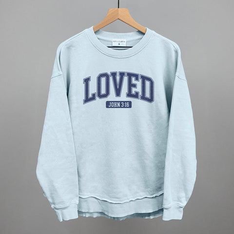 Loved John 3:16 Shirt – Navy Blue Christian T-Shirt with Inspirational Message