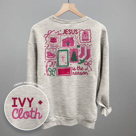 Jesus Is The Reason Pink Doodles (Back Print)