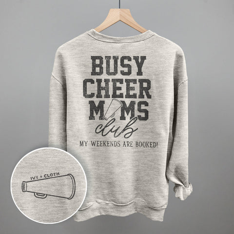 Busy Cheer Moms Club (Back Print)