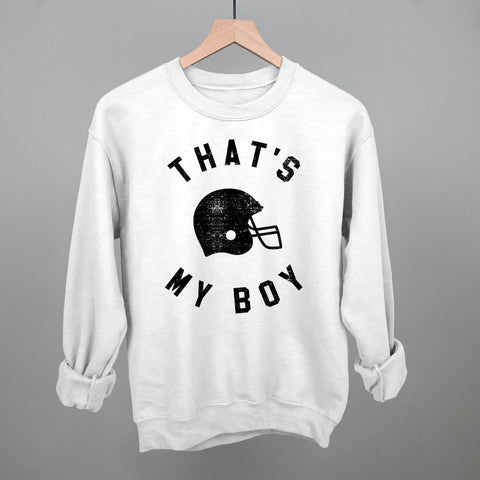 That's My Boy POD - Apparel Ivy + Cloth White S Sweatshirt