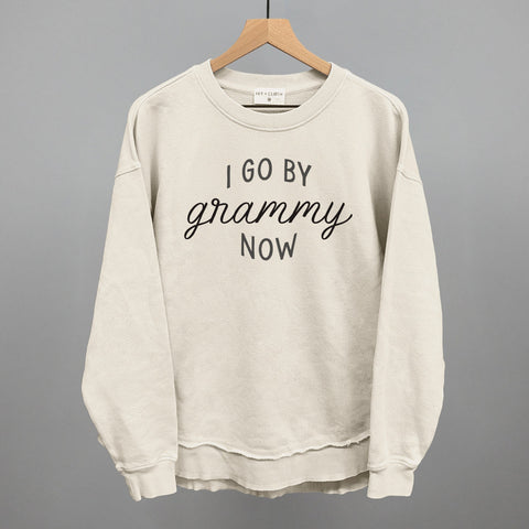 I Go By Grammy Now Graphic Tee – Soft Cotton Fabric Casual Style Top