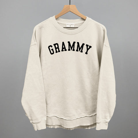 Grammy (Collegiate) POD - Apparel Ivy + Cloth Tapioca S Oversized Terry Poncho