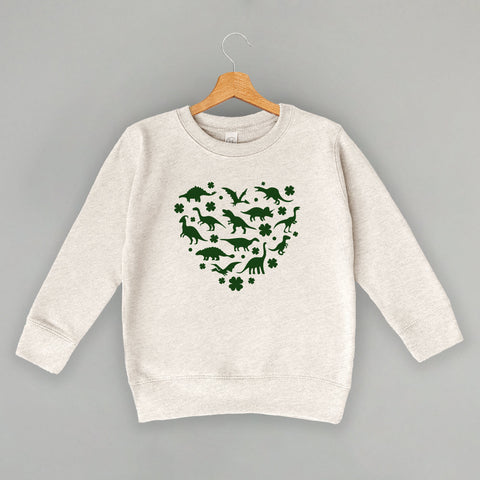 Kids Heart Tee - Clovers and Dinosaurs Graphic Shirt | Ivy + Cloth Casual Wear