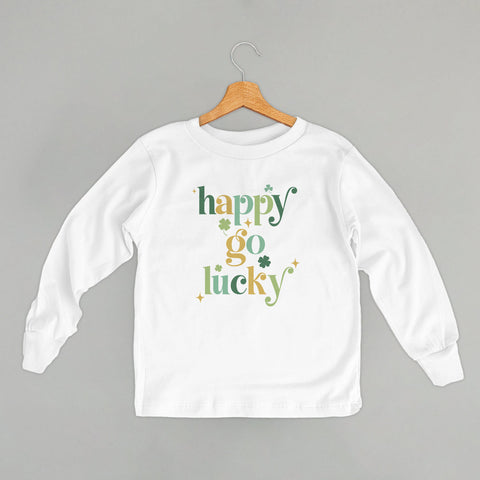 Kids Multicolor Tee - Happy Go Lucky Shirt | Soft Cotton Playful Apparel