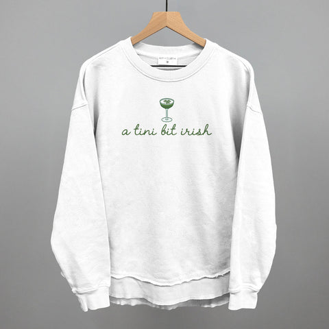 Tini Bit Irish Shirt – Irish Graphic Tee | Corded Fabric Crewneck by Ivy + Cloth