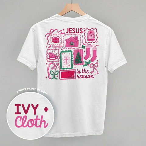 Jesus Is The Reason Pink Doodles (Back Print)
