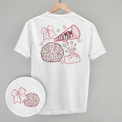 Cheer Mom Doodle (Back Print)