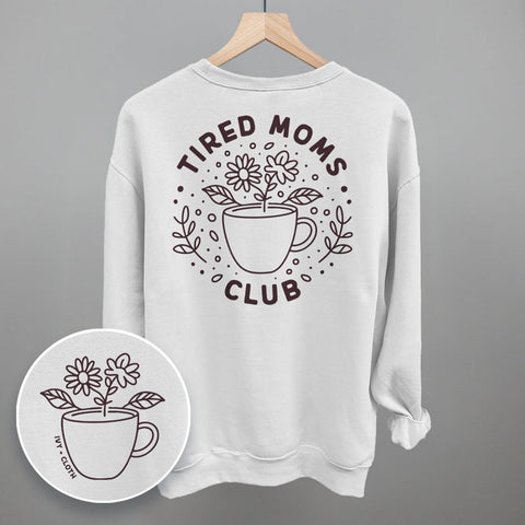 Tired Moms Club Floral (Back Print)