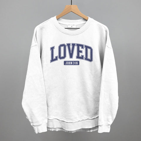 Loved John 3:16 Shirt – Navy Blue Christian T-Shirt with Inspirational Message