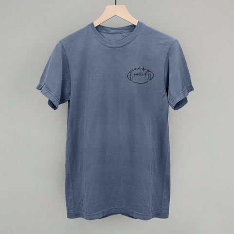 Game Day In Football Scribble (Left Chest)