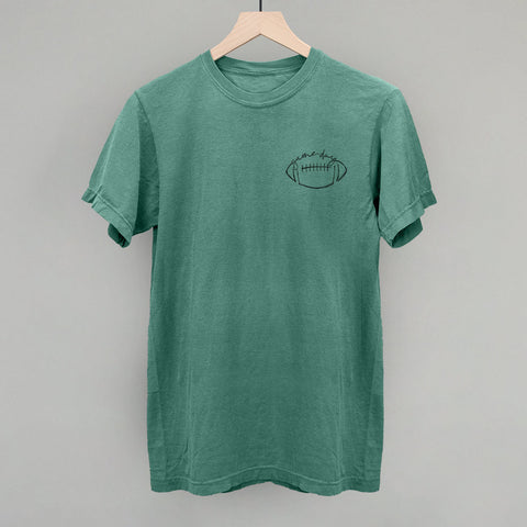 Game Day In Football Scribble (Left Chest)