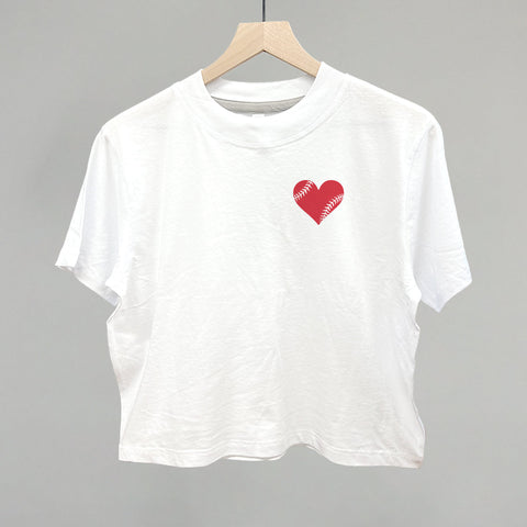 Baseball Heart (Left Chest)