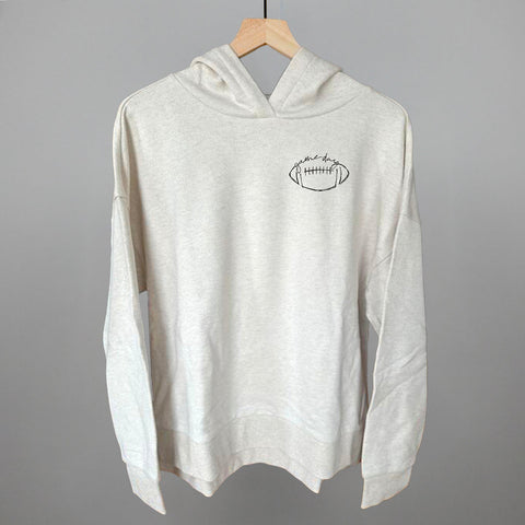 Game Day In Football Scribble (Left Chest)