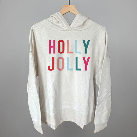 Holly Jolly Sweatshirt – Oversized Holiday Top | Soft Cotton Crewneck Comfort Colors Apparel