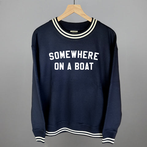 Somewhere On A Boat Shirt – Soft Cotton & Corded Material Casual Boat Shirt