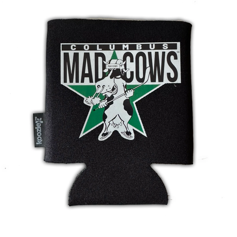 Columbus Mad Cows Can Koozie®  Vintage Ice Hockey   