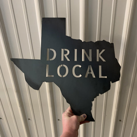 Texas Drink Local Wall Decor