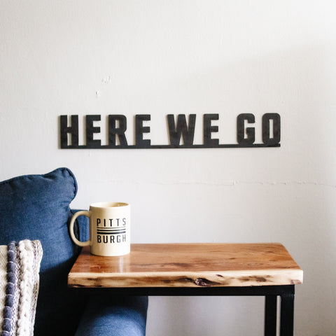 Here We Go Bar Wall Decor