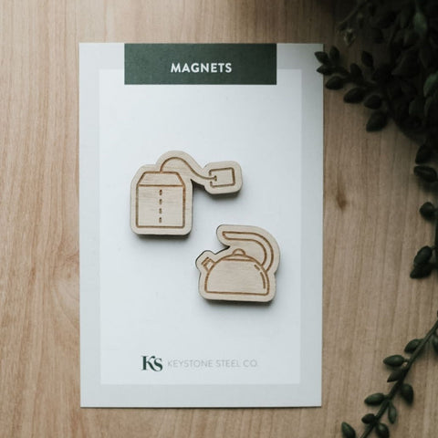 Tea Lovers Magnets, Pack of 2