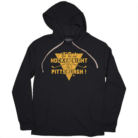 It's A Hockey Night in Pittsburgh! Hoodie Hoodie BreakingT Small Hoodie 