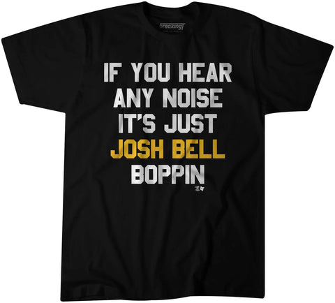 Pittsburgh Pirates Josh Bell Boppin T-Shirt T-Shirt BreakingT Small  