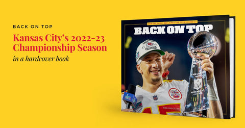Chiefs Championship Book - Patrick Mahomes & Kansas City Chiefs 2022-23 Season Hardcover Collector Edition