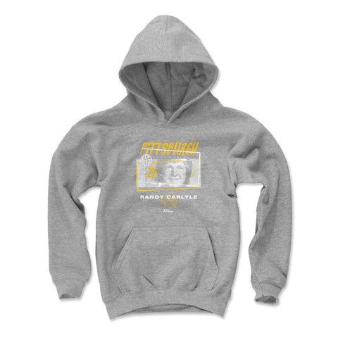 Randy Carlyle Pittsburgh Tones  Kids Youth Hoodie Kids Youth Hoodie 500 LEVEL   