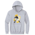 Pittsburgh Pirates Paul Skenes Kids Youth Hoodie Kids Youth Hoodie 500 LEVEL Gray S Kids Youth Hoodie