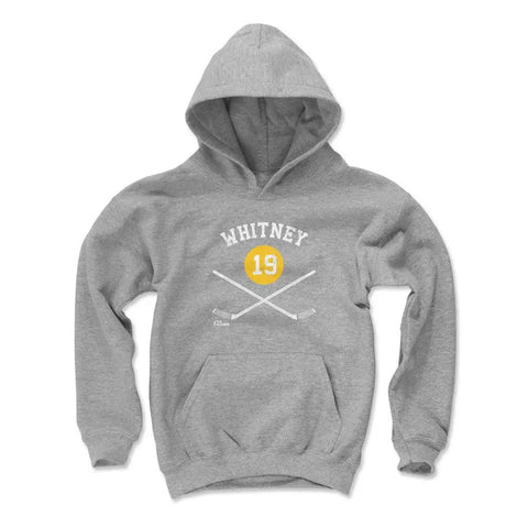 Ryan Whitney Pittsburgh 19 Sticks  Kids Youth Hoodie Kids Youth Hoodie 500 LEVEL   