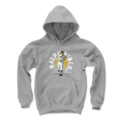 Ralph Kiner Emblem  Kids Youth Hoodie Kids Youth Hoodie 500 LEVEL Gray S Kids Youth Hoodie