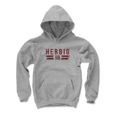 Nick Herbig College Font Kids Youth Hoodie Kids Youth Hoodie 500 LEVEL   