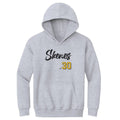 Pittsburgh Pirates Paul Skenes Kids Youth Hoodie Kids Youth Hoodie 500 LEVEL Gray S Kids Youth Hoodie