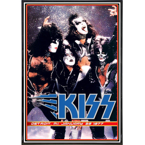 KISS 1977 Show Poster - Limited Edition Rock Band Poster Print 11x17 Inches