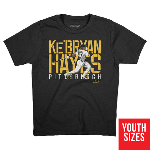 Pittsburgh Pirates Ke'Bryan Hayes Rookie Shirt T-Shirt T-Shirt BreakingT Small Youth T-Shirt 