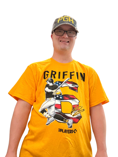 Konnor Griffin #6 Stars & Stripes Tee – Pittsburgh Baseball