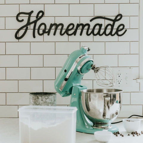 Homemade Script Wall Sign