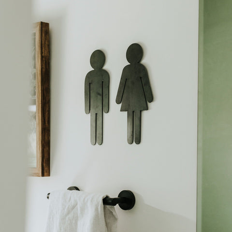 Bathroom People (set of 2)