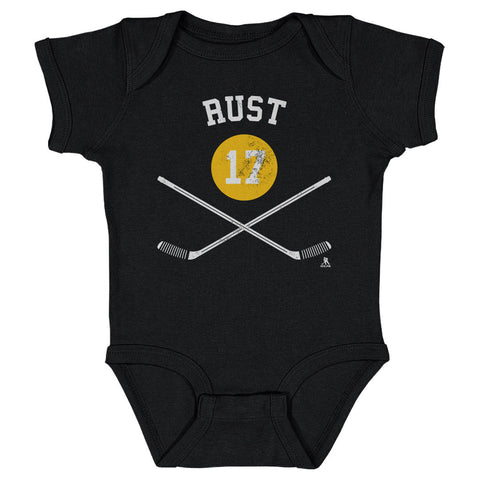 Pittsburgh Penguins Bryan Rust Kids Baby Onesie Kids Baby Onesie 500 LEVEL   