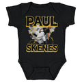 Paul Skenes Pittsburgh Pirates Lightning  | Kids Baby Onesie Kids Baby Onesie 500 LEVEL Black 6M Kids Baby Onesie