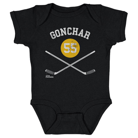 Sergei Gonchar Pittsburgh 55 Sticks  Kids Baby Onesie Kids Baby Onesie 500 LEVEL   