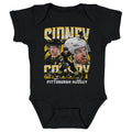 Pittsburgh Penguins Sidney Crosby Kids Baby Onesie Kids Baby Onesie 500 LEVEL Black 6M Kids Baby Onesie