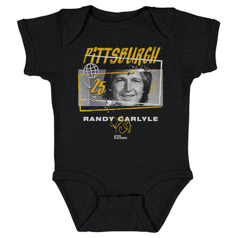 Randy Carlyle Pittsburgh Tones  Kids Baby Onesie Kids Baby Onesie 500 LEVEL   