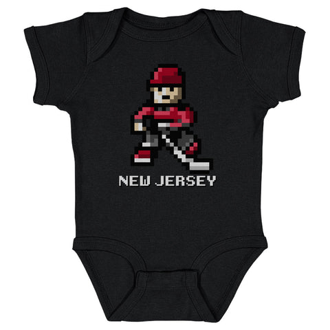 New Jersey Hockey 8-bit WHT