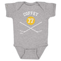 Paul Coffey Pittsburgh 77 Sticks  Kids Baby Onesie Kids Baby Onesie 500 LEVEL   