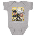 Pittsburgh Penguins Sidney Crosby Kids Baby Onesie Kids Baby Onesie 500 LEVEL Heather Gray 6M Kids Baby Onesie