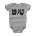 Ben Roethlisberger Big Ben Font K Kids Baby Onesie Kids Baby Onesie 500 LEVEL   