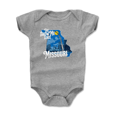 Missouri The Show Me State Silhouette WHT